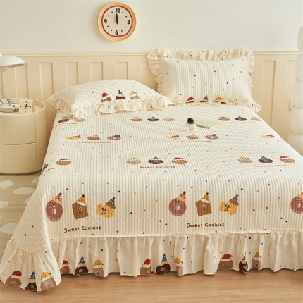 91家纺网 家纺一手货源 找家纺 （总）恒爱家纺 2024新款全棉甜美少女单床盖