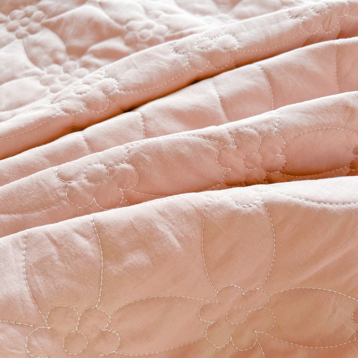 91家纺网 家纺一手货源 找家纺 （总）罗艺轩 2024新款公主风水洗棉夹棉床裙-花蔓