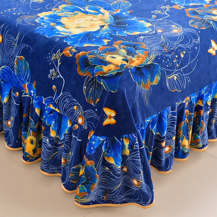 91家纺网 家纺一手货源 找家纺 梦莱情纺2024新款8.5斤牛奶绒四件套日产12000套 秘境