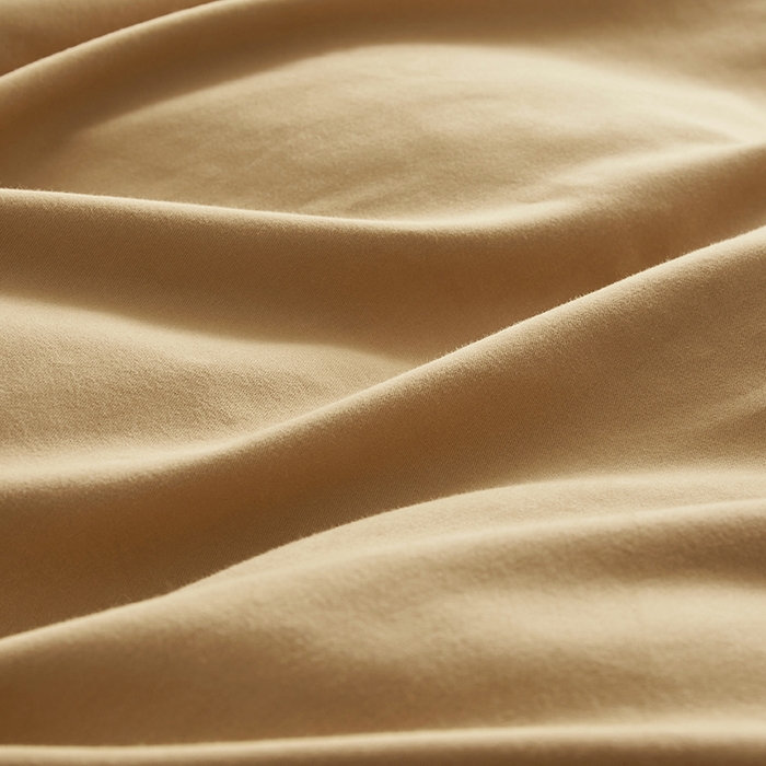 91家纺网 家纺一手货源 找家纺 2024秋季纯色32*21纯色加厚超柔全棉磨毛系列--被套 卡其