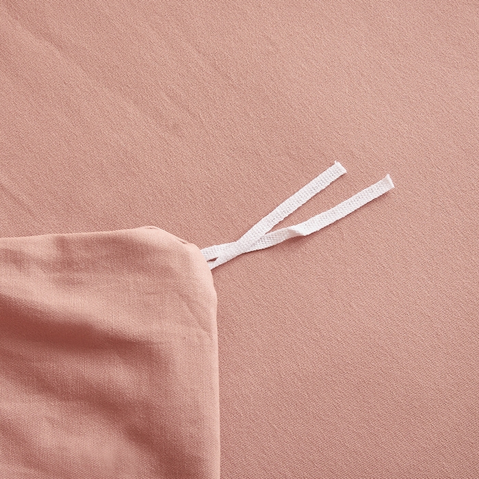 91家纺网 家纺一手货源 找家纺 2024秋季纯色32*21纯色加厚超柔全棉磨毛系列--被套 浅豆沙