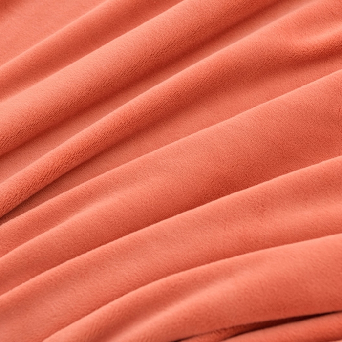 91家纺网 家纺一手货源 找家纺 氧家 2024新款韩版牛奶绒绣花四件套--蝶恋 羽蝶-橙橘色