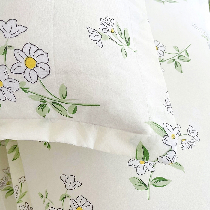 91家纺网 家纺一手货源 找家纺 梵巢家纺 芦荟棉三四件套，床单，被套，枕套化纤四件套茉莉花开