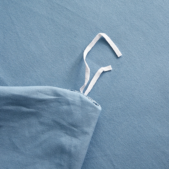 91家纺网 家纺一手货源 找家纺 2024秋季纯色32*21纯色加厚超柔全棉磨毛系列--被套 爵士蓝