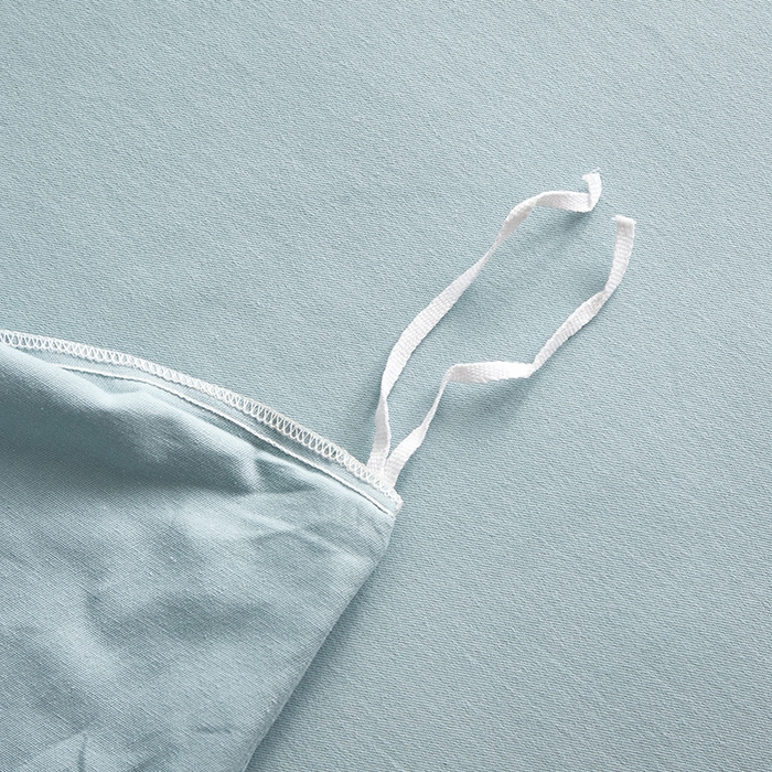 91家纺网 家纺一手货源 找家纺 2024秋季纯色32*21纯色加厚超柔全棉磨毛系列--被套 碧玉蓝