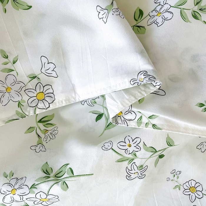 91家纺网 家纺一手货源 找家纺 梵巢家纺 芦荟棉被套，被罩化纤被套茉莉花开