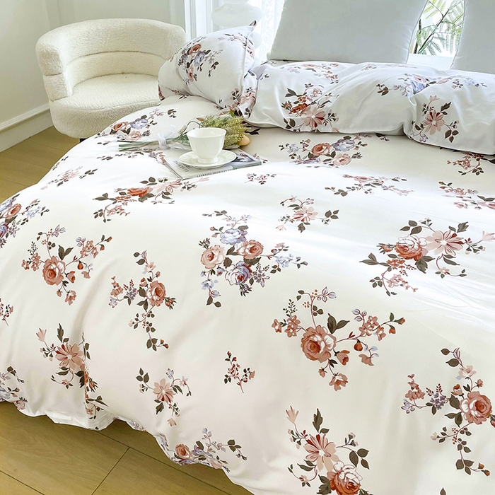 91家纺网 家纺一手货源 找家纺 梵巢家纺 芦荟棉被套，被罩化纤被套浪漫庄园