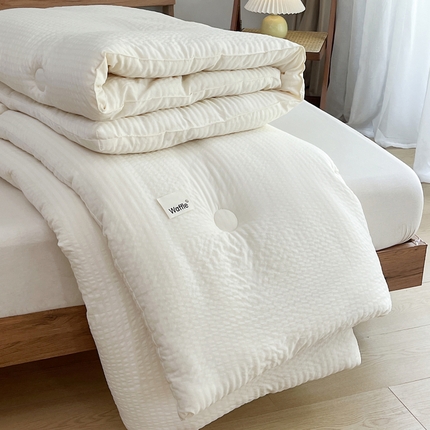 91家纺网 家纺一手货源 找家纺 （总）U被家纺 2025新款糯糯棉日式保暖冬被被子被芯