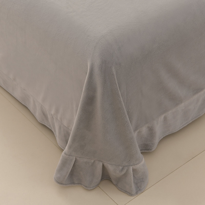 91家纺网 家纺一手货源 找家纺 氧家 2024新款宽边撞色对角牛奶绒绣花四件套--花颜对角 花韵-卡琪