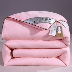 91家纺网 家纺一手货源 找家纺 （总）2025新款小提花被冬被春秋被子冬季被芯拉链款双胎被子母被,小提花-温润玉,小提花-吉祥红,小提花-酒店白,小提花-香妃粉,小提花-银灰色