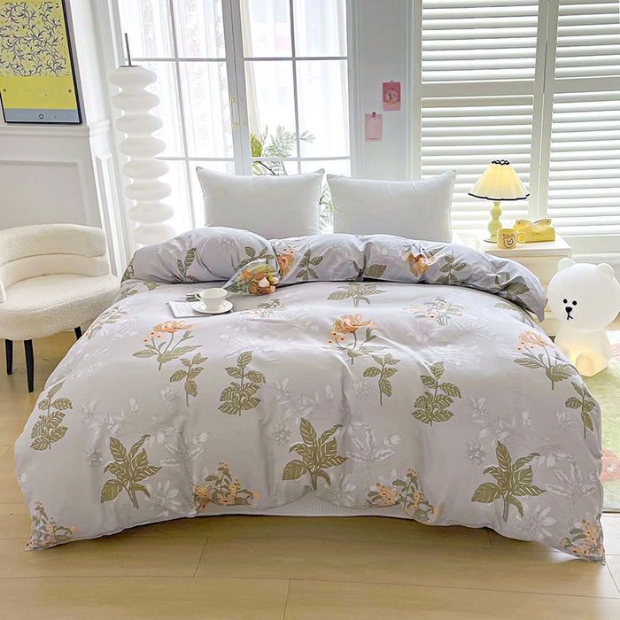 91家纺网 家纺一手货源 找家纺 梵巢家纺 芦荟棉被套，被罩化纤被套浅浅花香