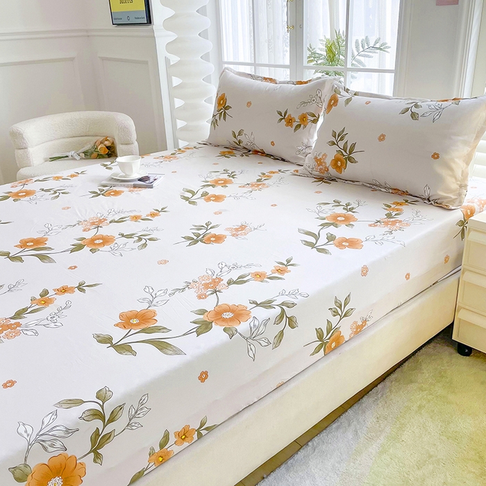 91家纺网 家纺一手货源 找家纺 梵巢家纺 芦荟棉床笠单床笠，外贸跨境单床笠磨毛床笠印花床笠床笠三件套初夏