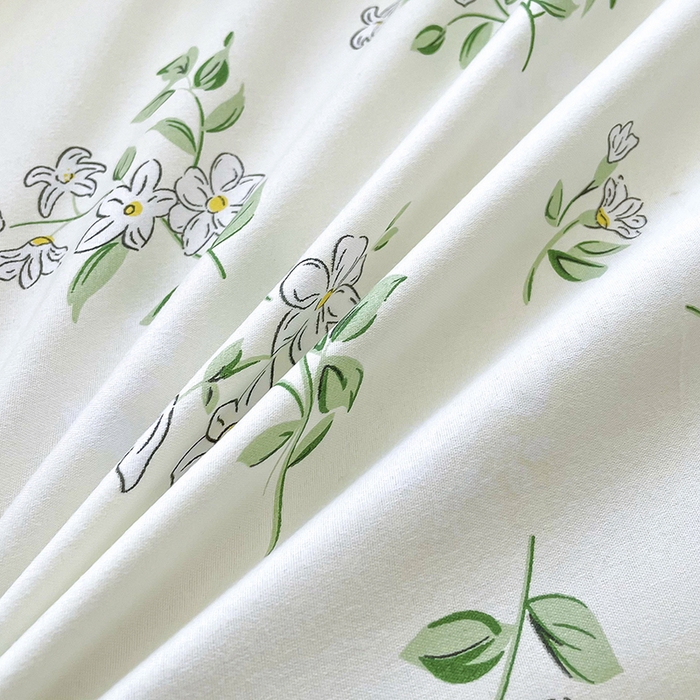 91家纺网 家纺一手货源 找家纺 梵巢家纺 芦荟棉被套，被罩化纤被套茉莉花开