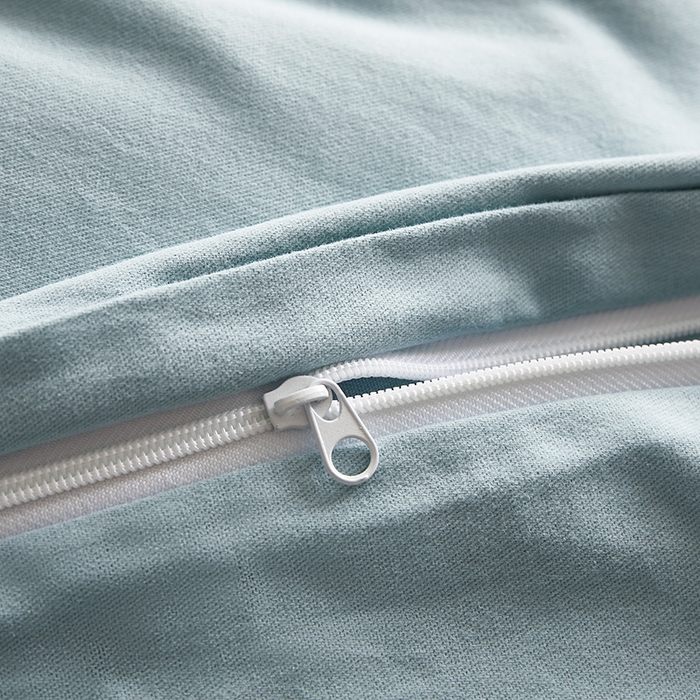 91家纺网 家纺一手货源 找家纺 2024秋季纯色32*21纯色加厚超柔全棉磨毛系列--被套 碧玉蓝