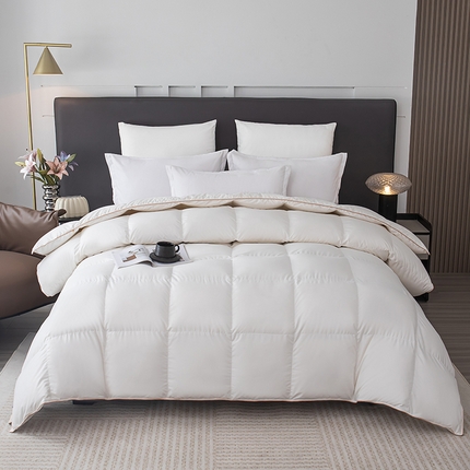 91家纺网 家纺一手货源 找家纺 （总）华盛羽绒被 2024新款立体静音羽毛被柔软无声响鹅绒被