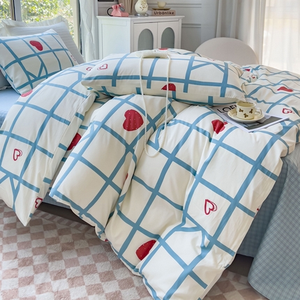 91家纺网 家纺一手货源 找家纺 【91特价】田野 13372全棉四件套（库存商品，不退不换，谨慎下单）