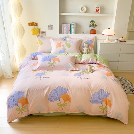 91家纺网 家纺一手货源 找家纺 （总）许林 2025新款植物羊绒四件套磨毛加厚床单被套学生三件套宿舍大量现货直播