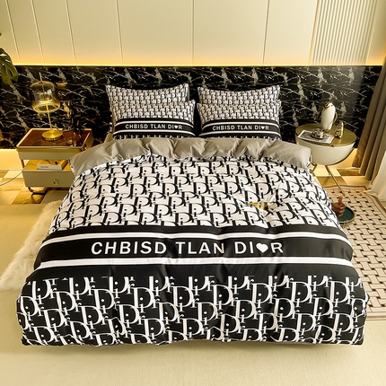 91家纺网 家纺一手货源 找家纺 （总）摩卡（乐趣） 2024新款亲肤全棉网红轻奢四件套