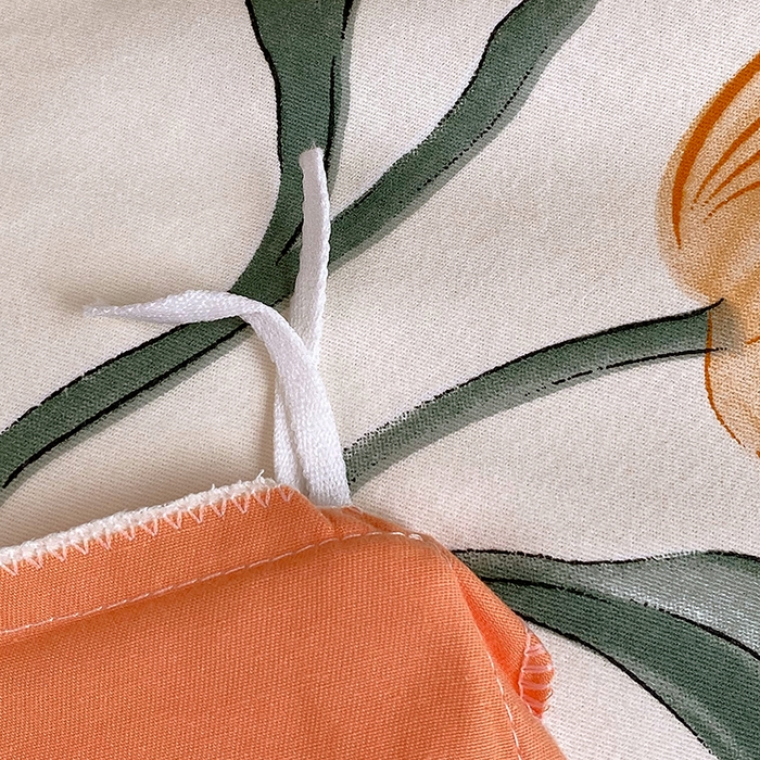 91家纺网 家纺一手货源 找家纺 2024新款全棉生态磨毛四件套 甜心花语