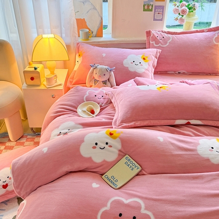 91家纺网 家纺一手货源 找家纺 （总）518家纺 2025新款A类款臻棉绒单品枕套