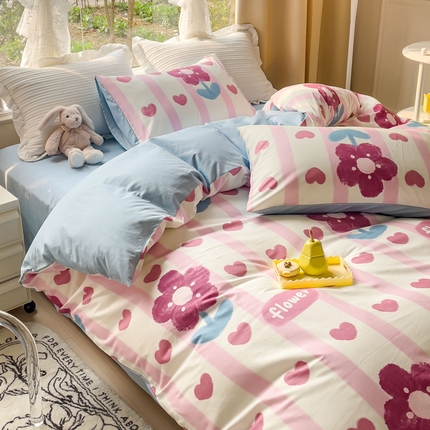 91家纺网 家纺一手货源 找家纺 【91特价】田野 13372全棉四件套（库存商品，不退不换，谨慎下单）