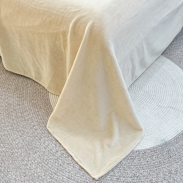 91家纺网 家纺一手货源 找家纺 金麦家纺 2024新款花边款牛奶绒四件套 蝴蝶结-香槟金