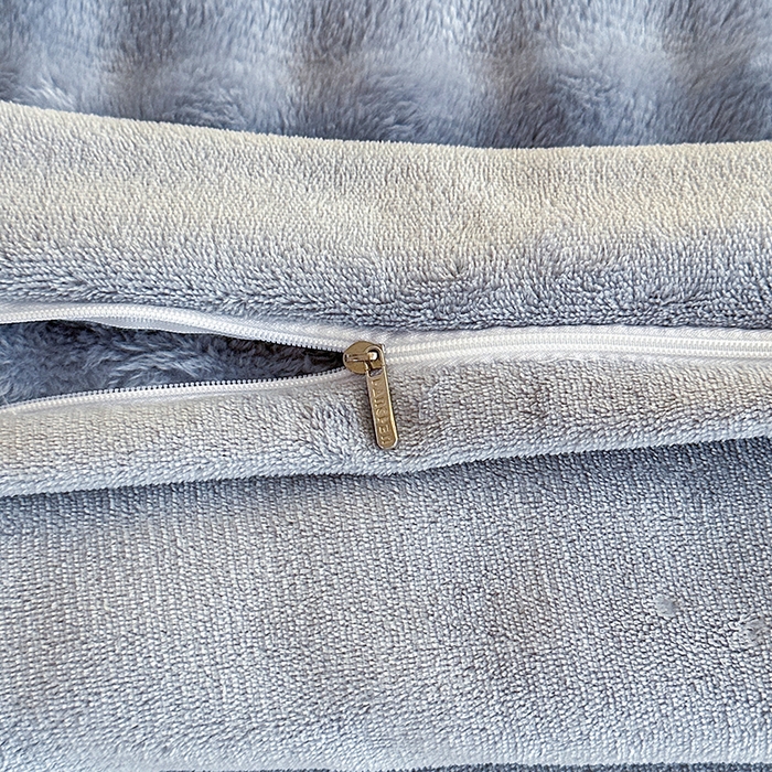 91家纺网 家纺一手货源 找家纺 芸锦豪 2024新款仿兔毛小泡泡兔兔绒兔毛绒四件套 湖兰