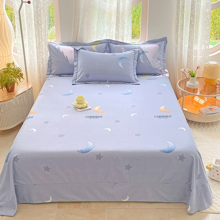 家贝爱 2024新款加厚纯棉生态磨毛床单系列 星月恋