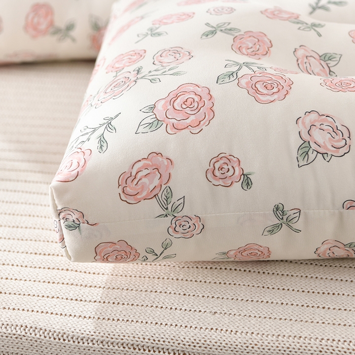 91家纺网 家纺一手货源 找家纺 圣楚家纺 2024新款云朵护颈枕枕头枕芯45*60cm 花香