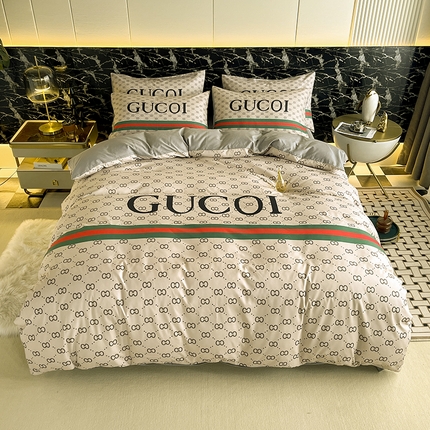 91家纺网 家纺一手货源 找家纺 （总）摩卡（乐趣） 2024新款亲肤全棉网红轻奢四件套