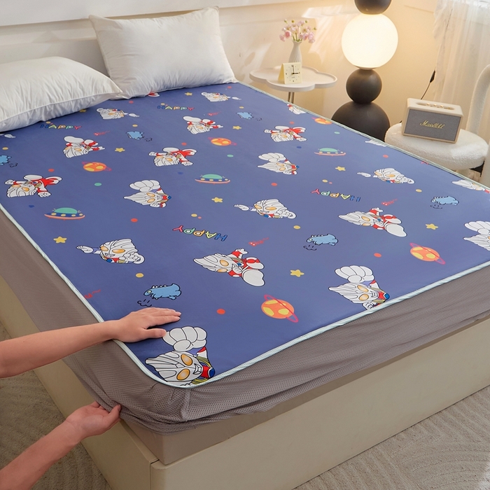 91家纺网 家纺一手货源 找家纺 （总）芙宁娜 2024新款防水隔尿垫床笠床垫保护罩姨妈垫婴儿尿布可机洗成人护理床笠