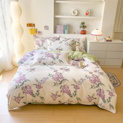 91家纺网 家纺一手货源 找家纺 （总）许林 2025新款植物羊绒四件套磨毛加厚床单被套学生三件套宿舍大量现货直播