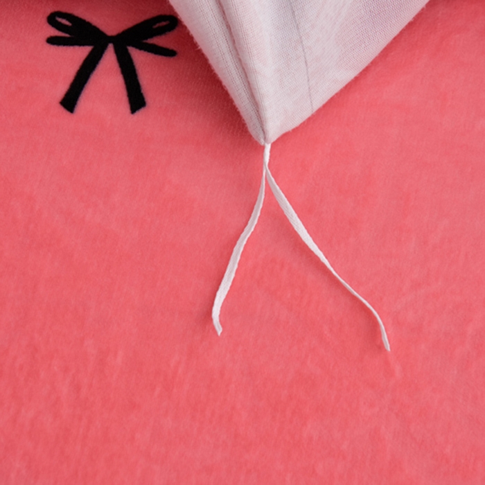 91家纺网 家纺一手货源 找家纺 阿亮家居 2024新款8.5斤保暖牛奶绒金貂绒床裙款四件套 蝴蝶结