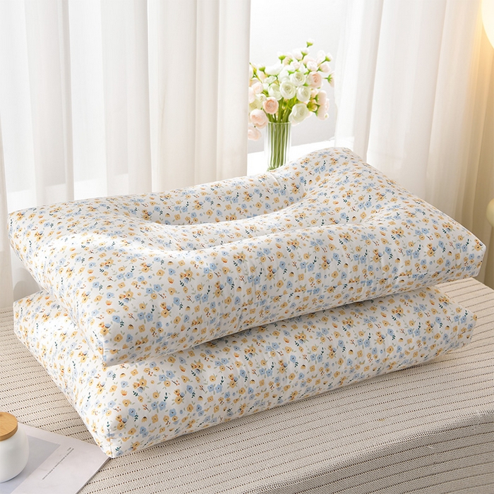 91家纺网 家纺一手货源 找家纺 圣楚家纺 2024新款云朵护颈枕枕头枕芯45*60cm 恋曲