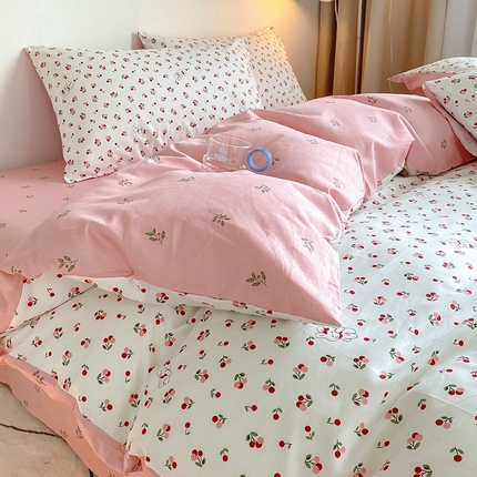 91家纺网 家纺一手货源 找家纺 【91特价】田野 13372全棉四件套（库存商品，不退不换，谨慎下单）