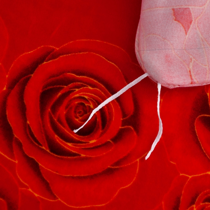 91家纺网 家纺一手货源 找家纺 阿亮家居 2024新款8.5斤保暖牛奶绒金貂绒床裙款四件套 爱有天意