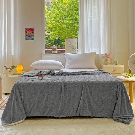 91家纺网 家纺一手货源 找家纺 （总）亚龙工厂店 2024新款塔芙绒啵啵被盖毯毛毯毯子