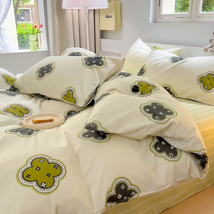 91家纺网 家纺一手货源 找家纺 【91特价】田野 13372全棉四件套（库存商品，不退不换，谨慎下单）