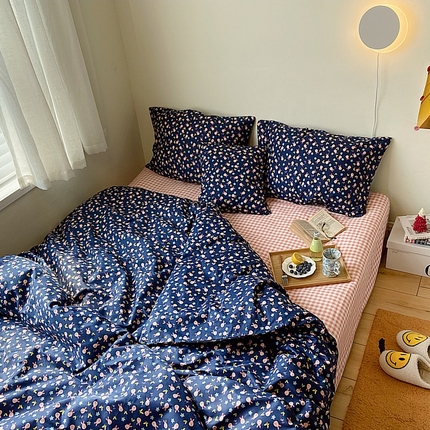 91家纺网 家纺一手货源 找家纺 【91特价】田野 13372全棉四件套（库存商品，不退不换，谨慎下单）