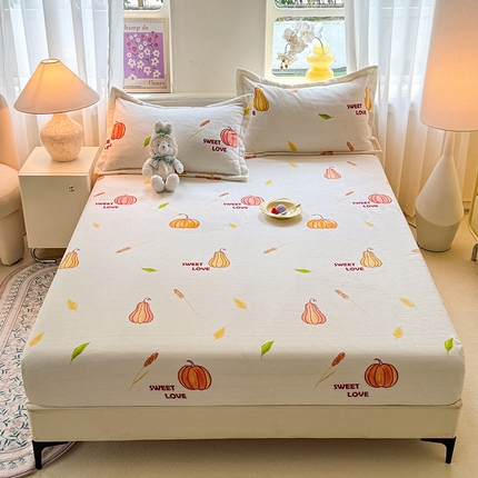 91家纺网 家纺一手货源 找家纺 （总）518家纺 2025新款臻棉绒牛奶绒单床笠床罩支持定制