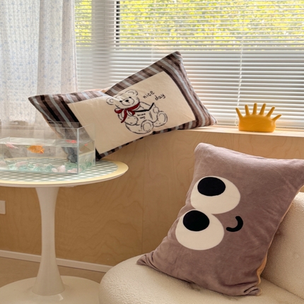 91家纺网 家纺一手货源 找家纺 （总）寐居家纺 2024新款大阪牛奶绒数码印花枕套