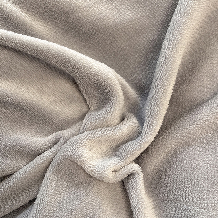 91家纺网 家纺一手货源 找家纺 绒世界 2024直播秋冬新款高克重500克床裙款泡泡四件套纯色印花系列  七彩-高级灰