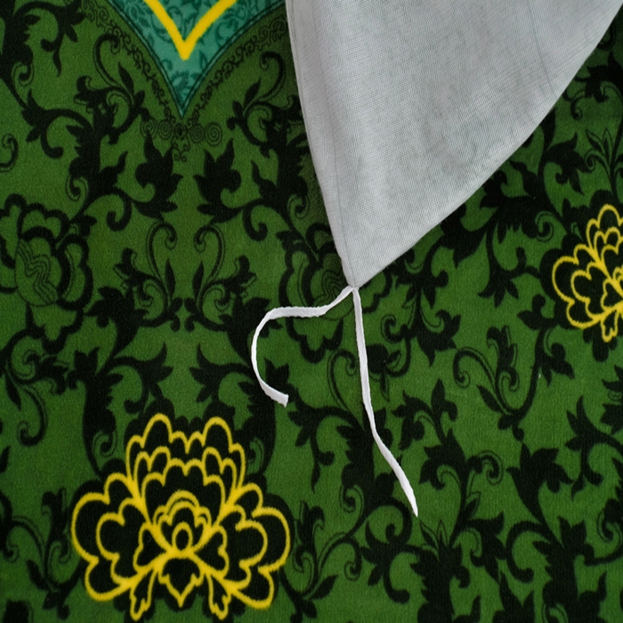 91家纺网 家纺一手货源 找家纺 阿亮家居 2024新款8.5斤保暖牛奶绒金貂绒床裙款四件套 绿野仙踪