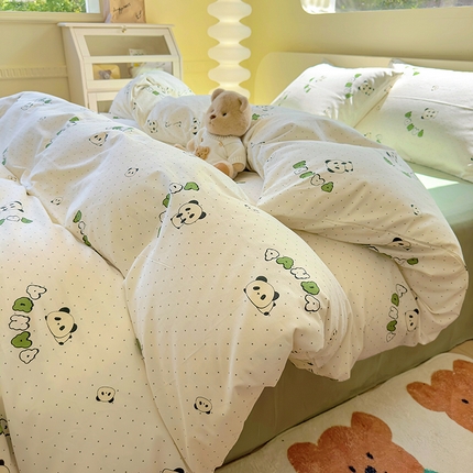 91家纺网 家纺一手货源 找家纺 【91特价】田野 13372全棉四件套（库存商品，不退不换，谨慎下单）