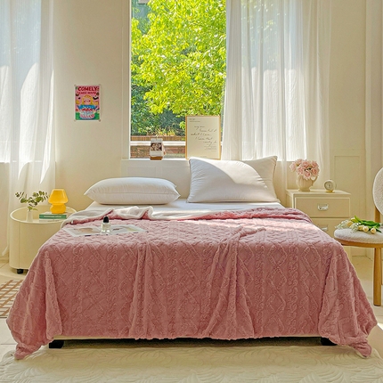 91家纺网 家纺一手货源 找家纺 （总）亚龙工厂店 2024新款塔芙绒啵啵被盖毯毛毯毯子