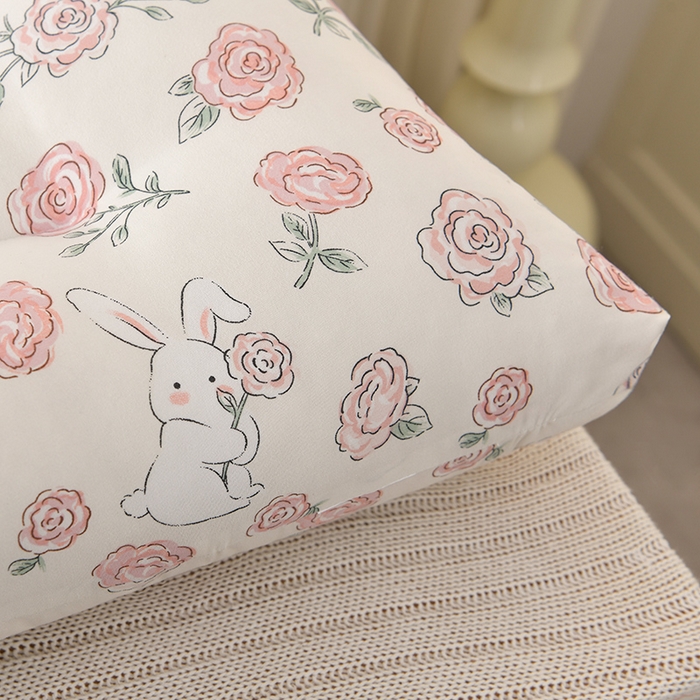 91家纺网 家纺一手货源 找家纺 圣楚家纺 2024新款云朵护颈枕枕头枕芯45*60cm 花香