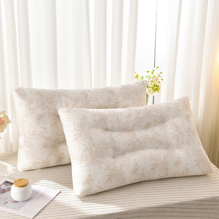 91家纺网 家纺一手货源 找家纺 圣楚家纺 2024新款云朵护颈枕枕头枕芯45*60cm 逐风