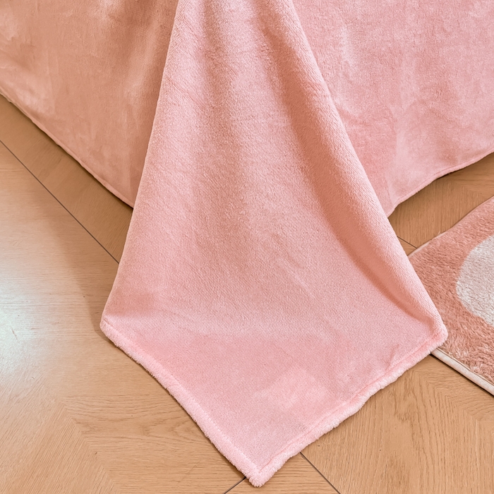 91家纺网 家纺一手货源 找家纺 金爱家 2024新款三丽鸥大版加厚牛奶绒四件套-第二批 绒大版-R粉黛美乐蒂