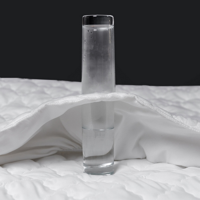 91家纺网 家纺一手货源 找家纺 2024新款加厚夹棉防水床笠素色-【四季款】 幽梦兰