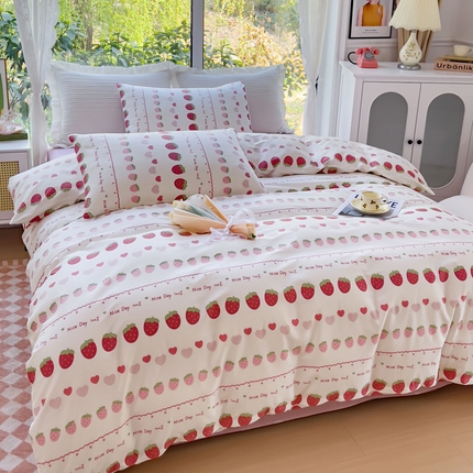 91家纺网 家纺一手货源 找家纺 【91特价】田野 13372全棉四件套（库存商品，不退不换，谨慎下单）